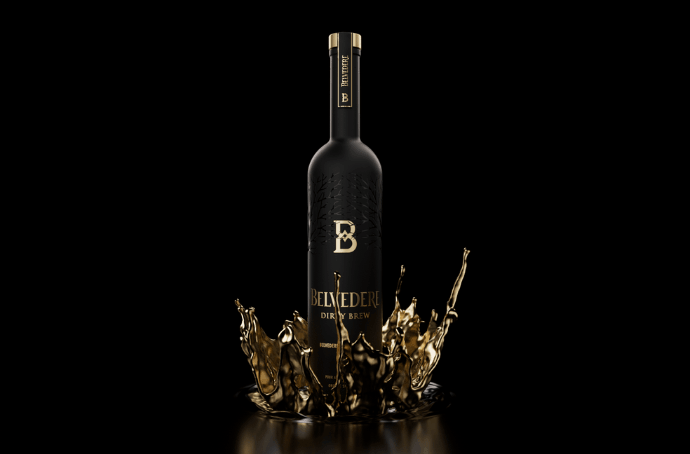 BELVEDERE ORGANIC DIRTY BREW 0,7L UNIKALNY LIKIER O SILNYCH AROMATACH KAWY